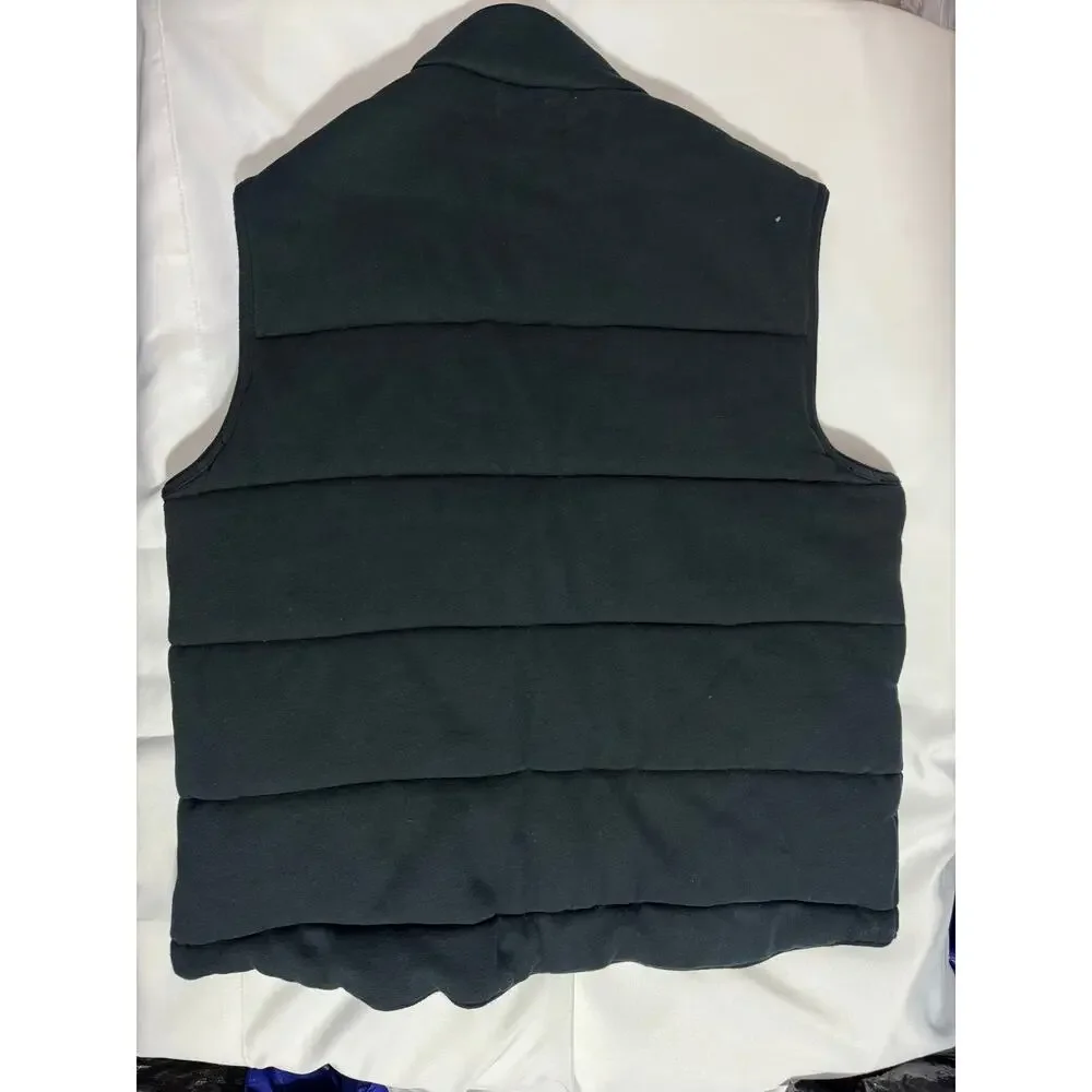 Vintage 90s Polo Ralph Lauren Flannel Lined Puffer Vest XL Quilt Buffalo Plaid